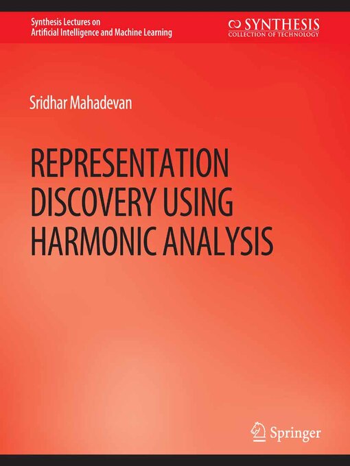 Cover image for Representation Discovery using Harmonic Analysis